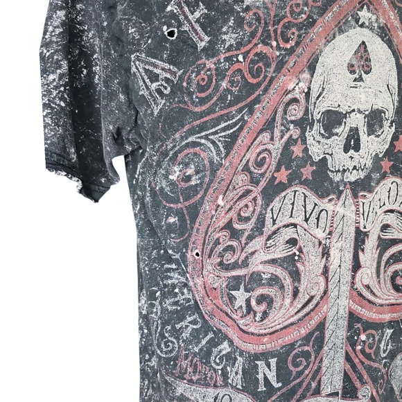Affliction American Customs REVERSIBLE graphic tee - Picture 4 of 11